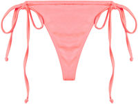 Neon Coral G-String Thong Ruched image
