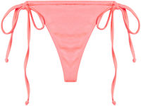 Neon Coral G-String Thong Ruched image