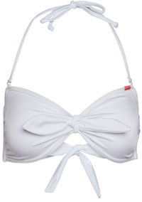 White Bandeau Bikini Top image