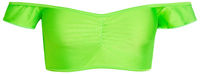 Neon Green Off Shoulder Bikini Top image