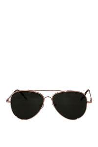 Muse Black Aviator Sunglasses image