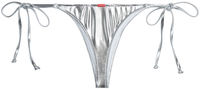 Silver Metallic Brazilian Thong Bottom image