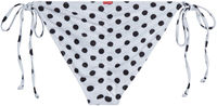 White Polka Dot Full Coverage Scrunch Bottom  image