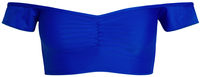 Royal Blue Off Shoulder Bikini Top image