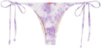 Purple Tie Dye Brazilian Thong Bottom image