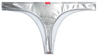 Silver Banded Brazilian Thong Bottom image