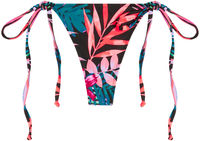Black Tropical G-String Thong Bottom image
