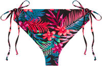 Black Tropical Full Coverage Mid-Rise Scrunch Bottom image