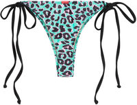 Green Leopard Brazilian Thong Bottom image