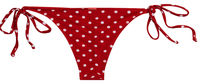 Red Polka Dot Micro Scrunch Bottom image