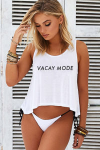 Vacay Mode Crop Tank image