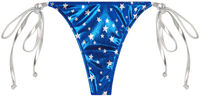 Blue Firecracker Brazilian Thong Bottom image