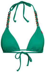 Emerald Triangle Bikini On a Chain Top  image