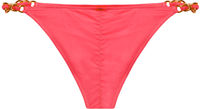 Neon Coral Classic Bikini On a Chain Bottom image