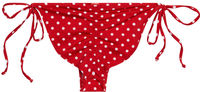 Red Polka Dot Full Coverage Scrunch Bottom image