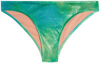 Blue Green Tie Dye  Shimmer Banded Classic Scrunch Bottom image