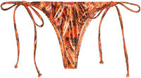 Orange Python Brazilian Thong Bottom image