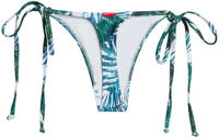 Tropical Palm Print G-String Thong Bikini Bottoms image