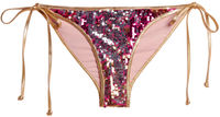 Gold & Fuchsia Sequin Classic Scrunch Bottom image