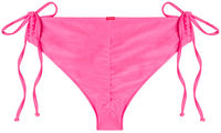 Neon Pink Full Coverage Mid-Rise Scrunch Bottom image