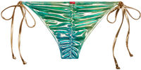 Blue Green Tie Dye Shimmer Classic Scrunch Bottom image