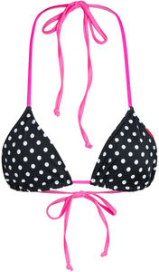 Black Polka Dot & Pink Triangle Top image