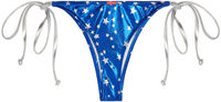 Blue Firecracker Brazilian Thong Bottom image