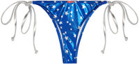 Blue Firecracker Brazilian Thong Bottom image