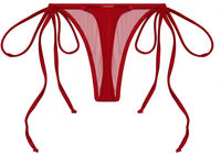 Sexy Red G-String Thong Bikini Bottoms image