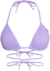 Lilac Strappy Triangle Bikini Top image