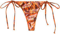 Orange Python Brazilian Thong Bottom image