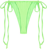 Neon Green G-String Thong Ruched image