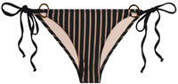 Black Sheer Obsession Classic Scrunch Bottom w/ Gold Loop Accents image