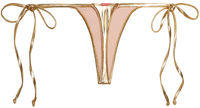 Gold G-String Thong Bottom image