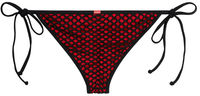 Red & Black Mesh Classic Scrunch Bottom image