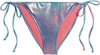 Blue Pink Tie Dye Shimmer Full Coverage Scrunch Bottom  image