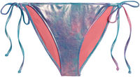 Blue Pink Tie Dye Shimmer Full Coverage Scrunch Bottom image