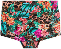 Waikiki Tropical Print High Waist Original Bikini Bottoms image