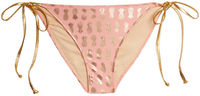 Blush & Gold Pineapple Full Coverage Scrunch Bottom image