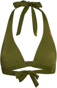 Olive Adjustable Halter Top image