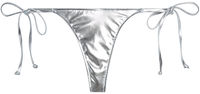 Silver Metallic Brazilian Thong Bottom image
