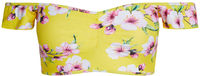 Yellow Cherry Blossom Off Shoulder Bikini Top image