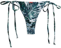 Tropical Palm Print Brazilian Thong Bottom image