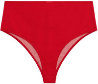 Red High Waist Bikini Bottom image