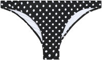 Black Polka Dot Banded Classic Scrunch Bottom image