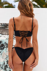 Black Bandeau Tube Top image