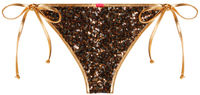 Black & Gold Sequin Triangle Top image