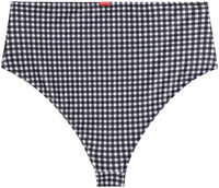 Black & White Gingham High Waist Bikini Bottom image