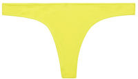 Neon Yellow Banded Brazilian Thong Bottom image