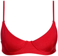 Red Underwire Bra Top image